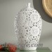 World Menagerie Tillotson Floral Pierced Floor Vase WLDM8355
